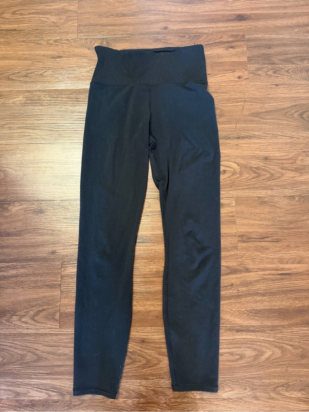 Vuori ribbed studio leggings black - small